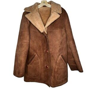 Vintage‎ Sawyer of Napa Sheepskin Suede Coat